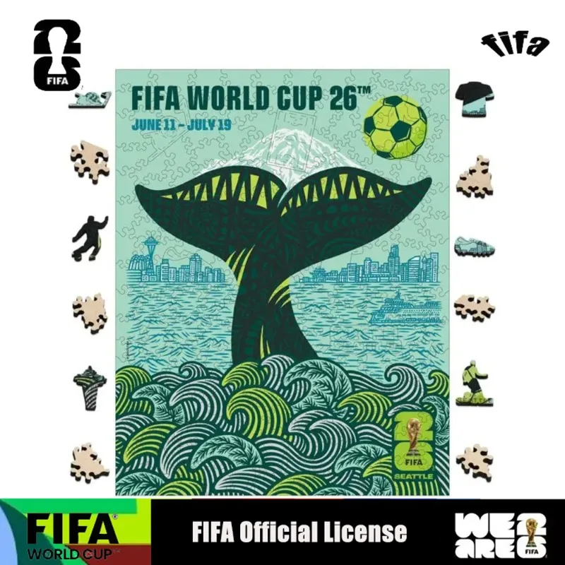 2026 FIFA World Cup Official Wooden Jigsaw Puzzle Seattle City 9.3*11.8in The Emerald City Poster Puzzle for Kid for Adult Gift
2026 FIFA World Cup Official Wooden Jigsaw Puzzle Seattle City 9.3*11.8in The Emerald City Poster Puzzle for Kid for Adult Gift