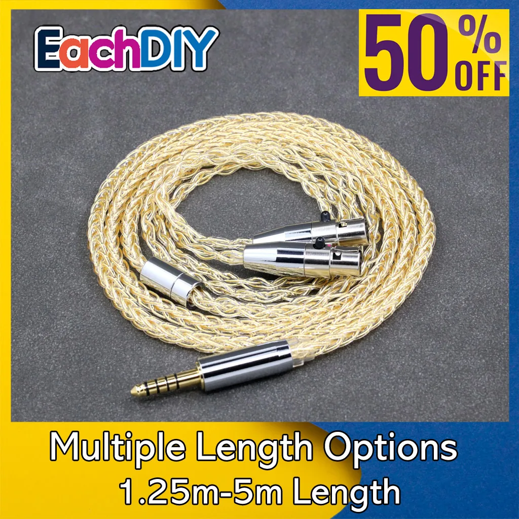 8 Core 99% 7n Pure Silver 24k Gold Plated Earphone Cable For Audeze LCD-3 LCD-2 LCD-X LCD-XC LCD-4z LCD-MX4 Headphone LN008436 
8 Core 99% 7n Pure Silver 24k Gold Plated Earphone Cable For Audeze LCD-3 LCD-2 LCD-X LCD-XC LCD-4z LCD-MX4 Headphone LN008436