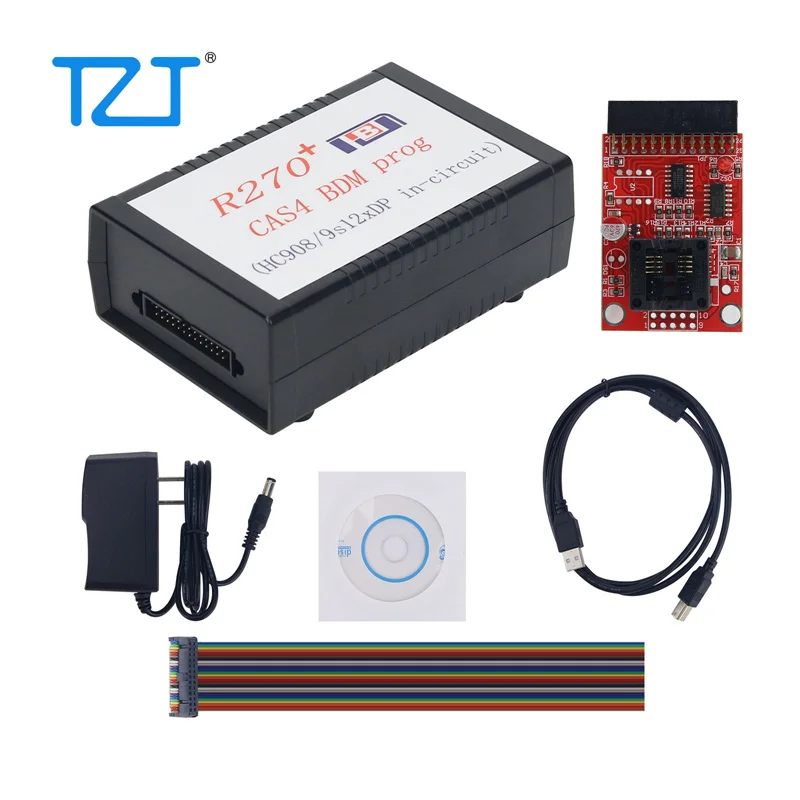 TZT R270+ Programmer CAS4 BDM Prog Professional Automotive Key Programmer Supports V1.30 Software