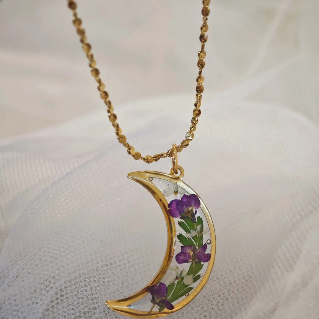 3299 оптовая продажа, лунный дизайн, образец растения, ожерелье из сушеных цветов, винтажное ожерелье из нержавеющей стали, подарок на Рождество и день рождения
3299 оптовая продажа, лунный дизайн, образец растения, ожерелье из сушеных цветов, винтажное ожерелье из нержавеющей стали, подарок на Рождество и день рождения