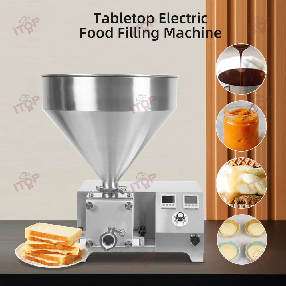 ITOP WH20 Electric Food Filling Machine Automatic Jam Sauce & Cream Dispenser Cake Ingredients Ketchup Chocolate Sauce 20L
ITOP WH20 Electric Food Filling Machine Automatic Jam Sauce & Cream Dispenser Cake Ingredients Ketchup Chocolate Sauce 20L
