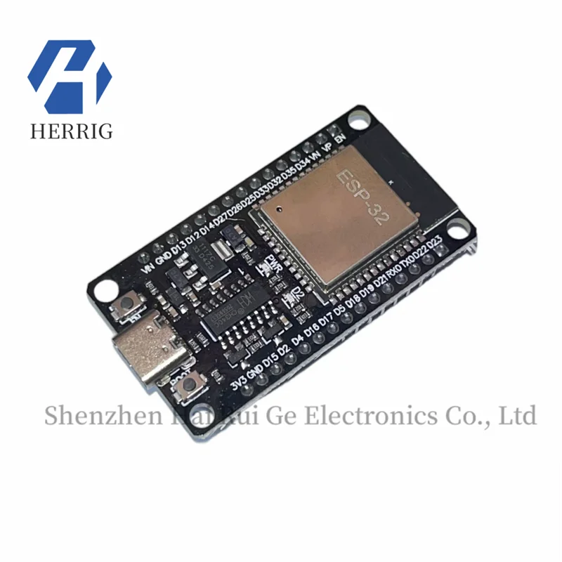 1PCS USB Type-C ESP32 Development Board CH340C WiFi Bluetooth Ultra Low Energy Dual-Core ESP32-De
1PCS USB Type-C ESP32 Development Board CH340C WiFi Bluetooth Ultra Low Energy Dual-Core ESP32-De