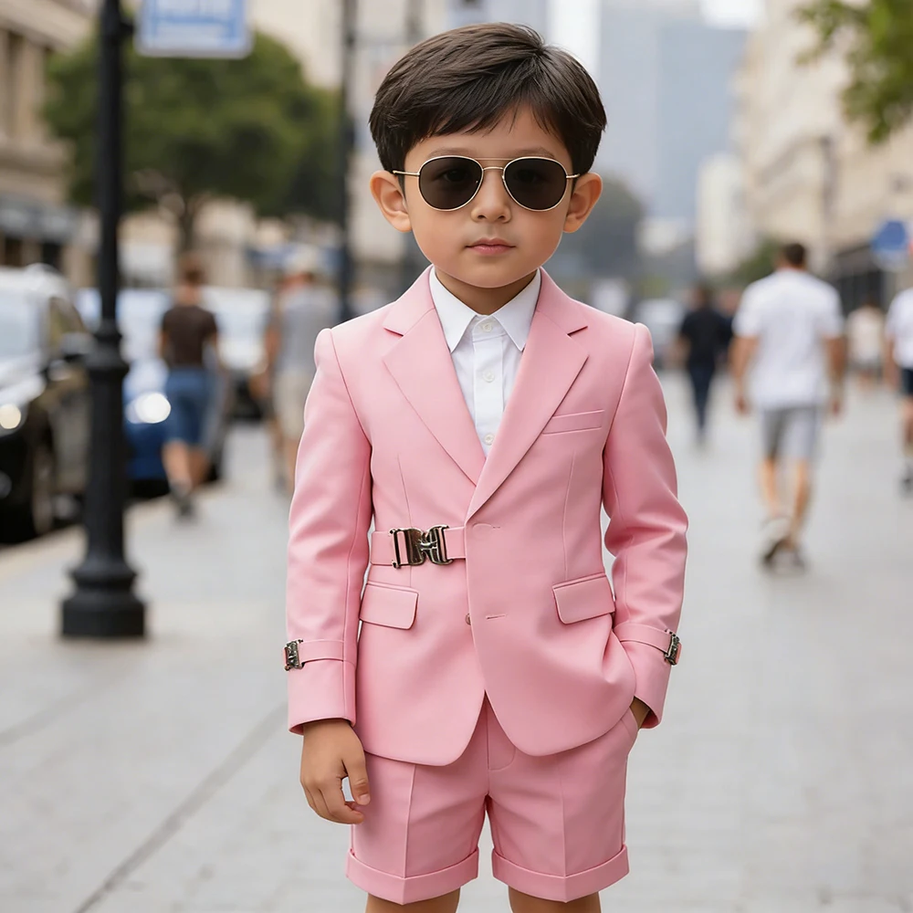Розовые костюмы для мальчиков на свадьбу, роскошный комплект из 2 предметов: пиджак и шорты, формальные детские комплекты, индивидуальный пошив, детский пиджак
Розовые костюмы для мальчиков на свадьбу, роскошный комплект из 2 предметов: пиджак и шорты, формальные детские комплекты, индивидуальный пошив, детский пиджак