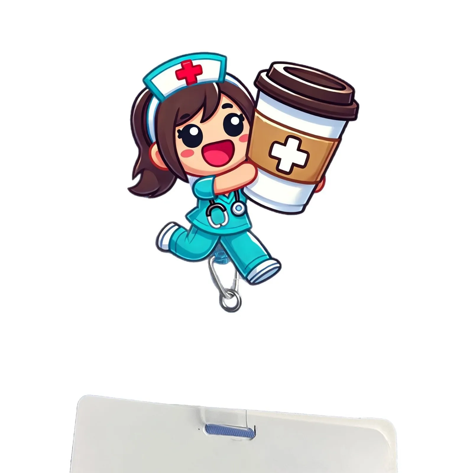 1pc Acrylic Flat Badge Clip Retractable ID Card Holder for Nurse Doctor Medical Staff Hospital Work
1pc Acrylic Flat Badge Clip Retractable ID Card Holder for Nurse Doctor Medical Staff Hospital Work