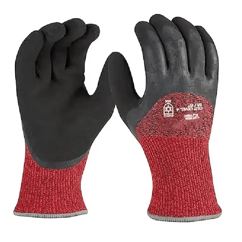 Cut Level 4 Nitrile Dipped Gloves - X-Large, A4 Cut Level, 13 ga, Red, XL ( 10 )
Cut Level 4 Nitrile Dipped Gloves - X-Large, A4 Cut Level, 13 ga, Red, XL ( 10 )