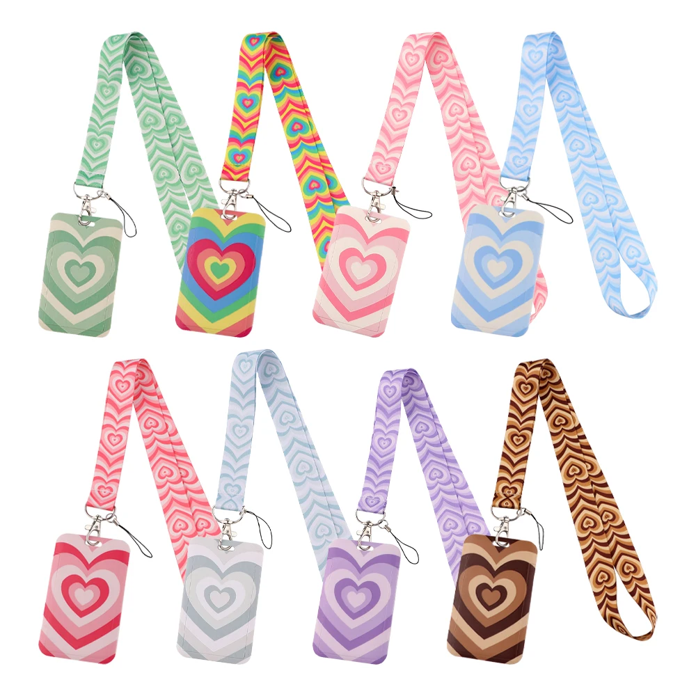 Love Heart Series Colorful Lanyard Neck Strap Keychain Card Cover Badge Holder Mobile Phone Hang Rope Keyring Accessories Gifts
Love Heart Series Colorful Lanyard Neck Strap Keychain Card Cover Badge Holder Mobile Phone Hang Rope Keyring Accessories Gifts