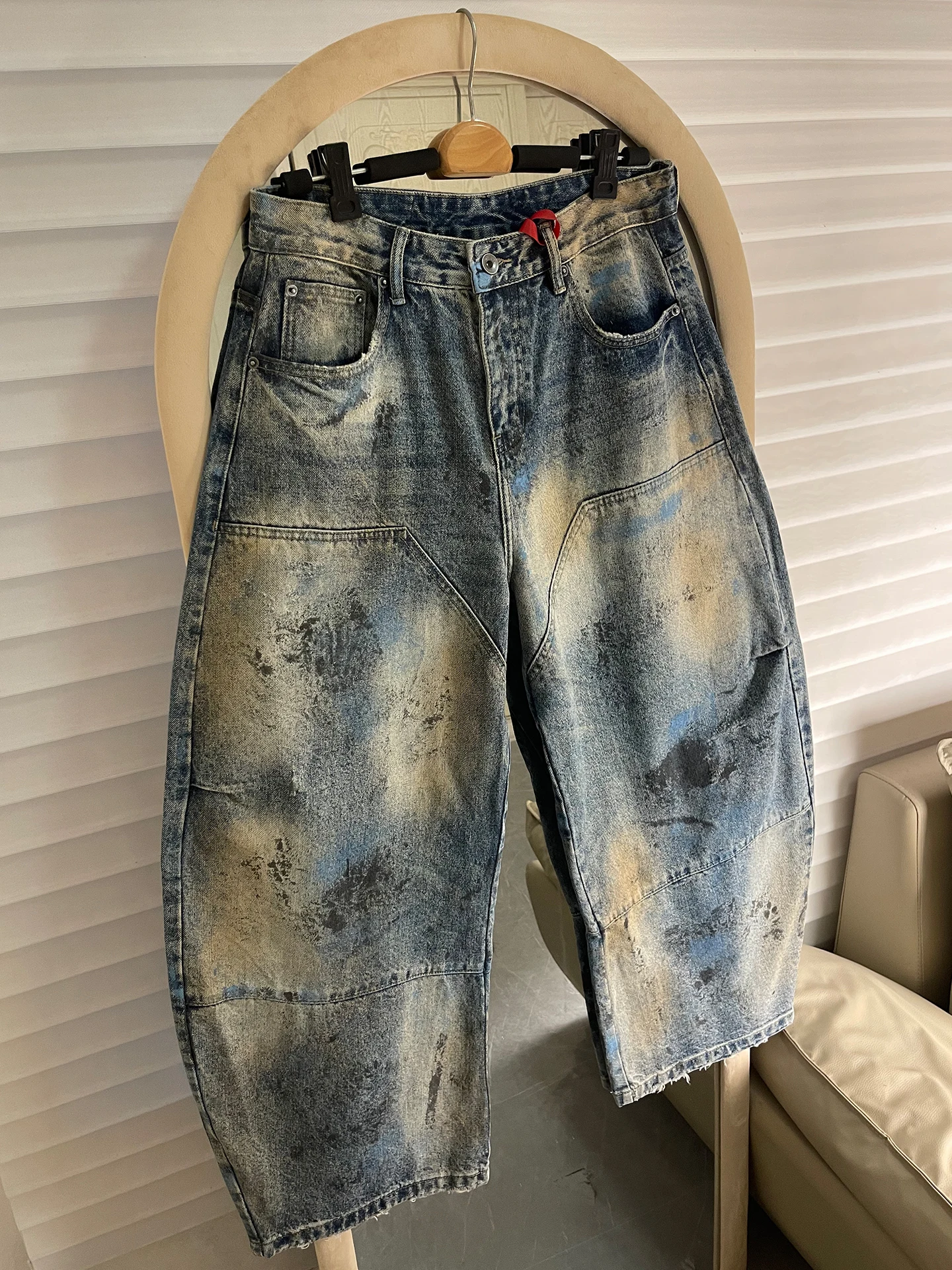 Parisian Sle American Retro Loose Dir Knife Jeans Men Women Straight Leg Wide Leg Pants Casual Cotton Polyester Blend
Parisian Sle American Retro Loose Dir Knife Jeans Men Women Straight Leg Wide Leg Pants Casual Cotton Polyester Blend