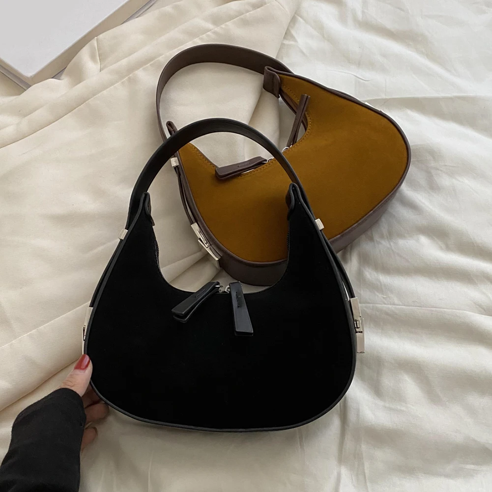 Women Vintage Shoulder Bag Versatile Small Armpit Bag Casual Suede Tote Bag Top Handle Bag Girl Stylish Purse
Women Vintage Shoulder Bag Versatile Small Armpit Bag Casual Suede Tote Bag Top Handle Bag Girl Stylish Purse