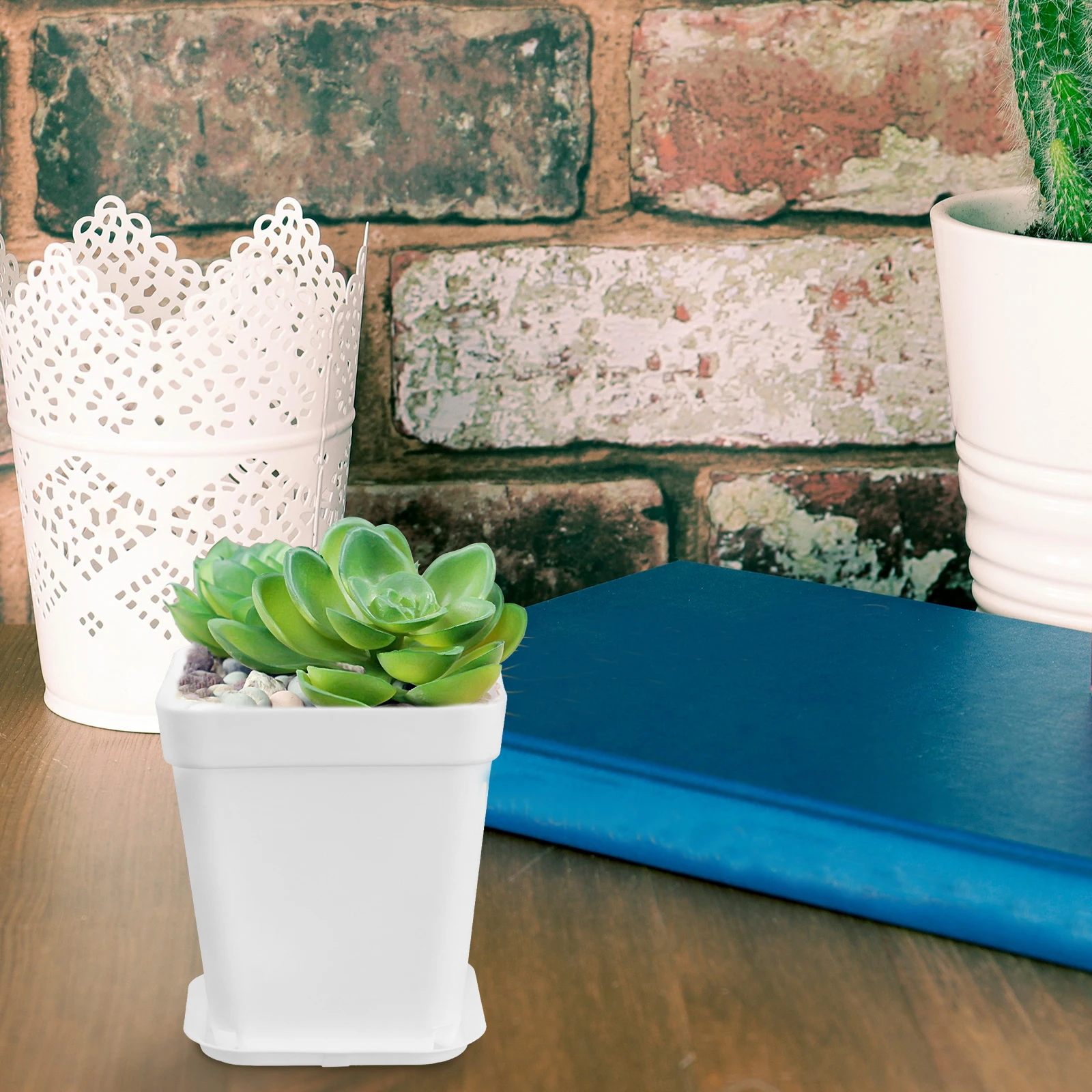 12 Pcs Mini Flower Pots Plastic Planter Nursery Germination Decorative Succulent Bonsai
12 Pcs Mini Flower Pots Plastic Planter Nursery Germination Decorative Succulent Bonsai