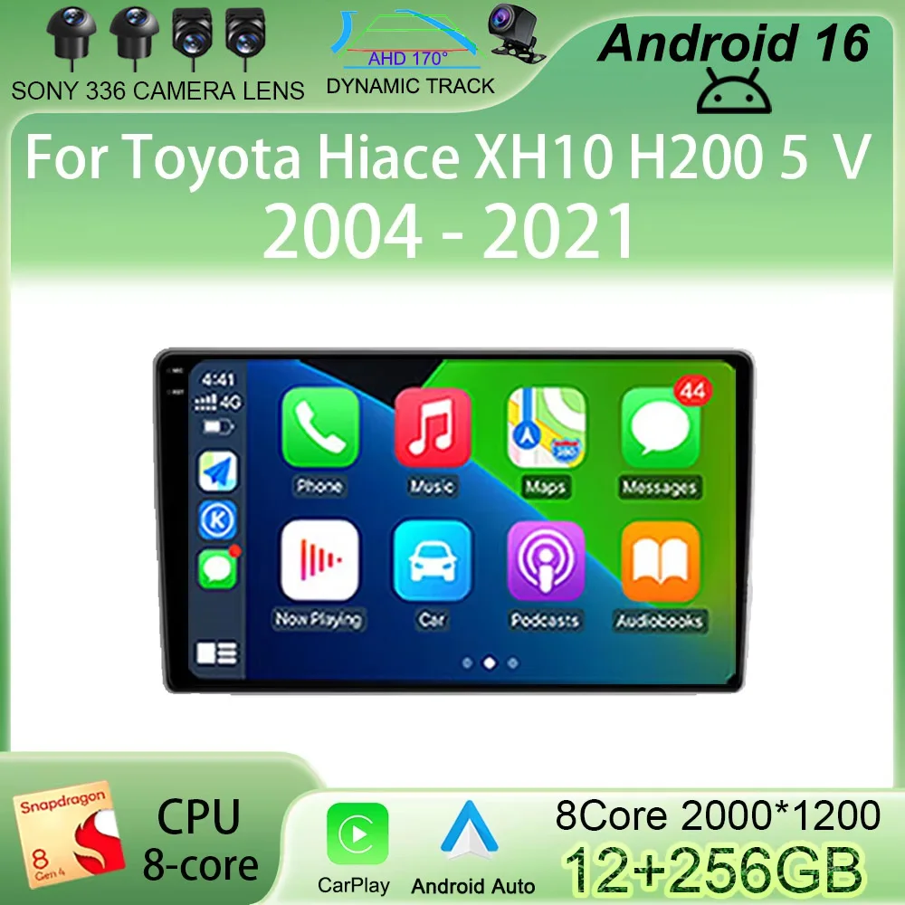 Android 13 для Toyota Hiace XH10 H200 5 Ⅴ 2004 -2021 автомобильный радиоприемник стерео мультимедийный плеер GPS навигация Carplay Android авто
Android 13 для Toyota Hiace XH10 H200 5 Ⅴ 2004 -2021 автомобильный радиоприемник стерео мультимедийный плеер GPS навигация Carplay Android авто