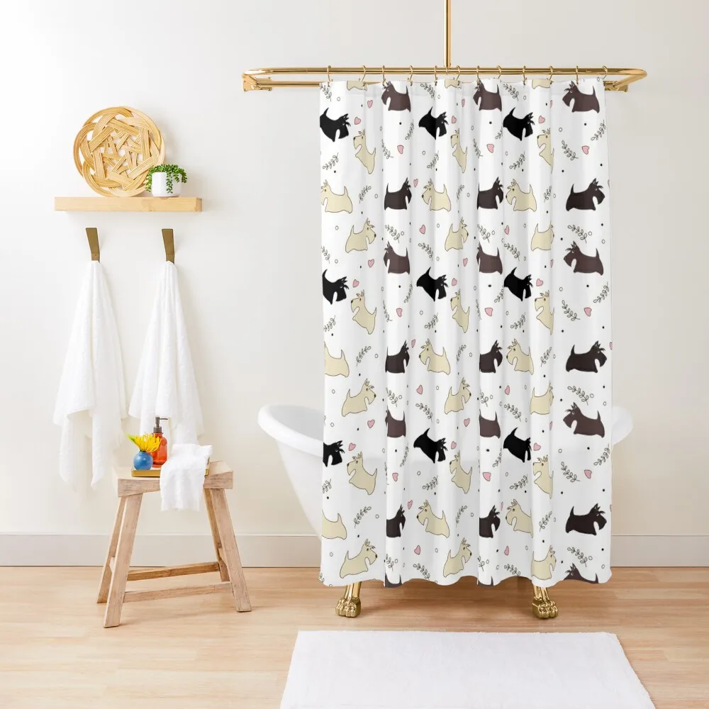 Scottish terriers and Hearts Shower Curtain Waterproof Bathroom Shower Bathroom Shower Set Bathroom Curtain
Scottish terriers and Hearts Shower Curtain Waterproof Bathroom Shower Bathroom Shower Set Bathroom Curtain