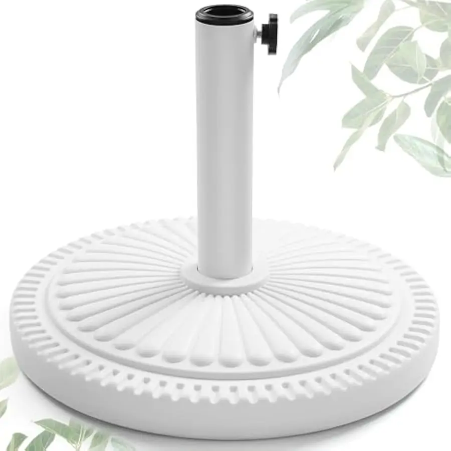 FRUITEAM 23-lbs Round Patio Umbrella Base Pre-Filled Umbrella Stand 15" Sun-Flower-Pattern Heavy Duty Market Umbrella Base Stand
FRUITEAM 23-lbs Round Patio Umbrella Base Pre-Filled Umbrella Stand 15" Sun-Flower-Pattern Heavy Duty Market Umbrella Base Stand