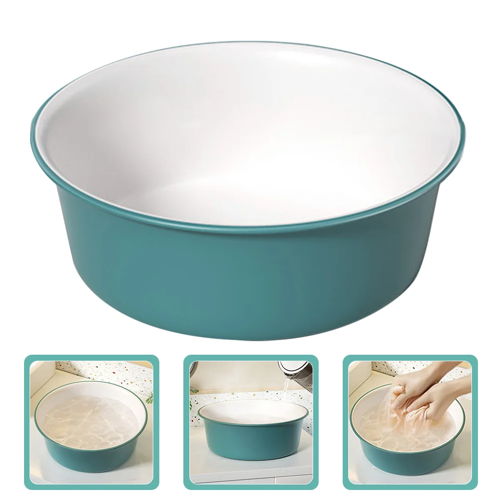 Wash Basin Green White Medium Dual Color Face Foot Cleaning Tub for Kitchen Bathroom Outdoor Camping Soaking Dishes Laundry
Wash Basin Green White Medium Dual Color Face Foot Cleaning Tub for Kitchen Bathroom Outdoor Camping Soaking Dishes Laundry