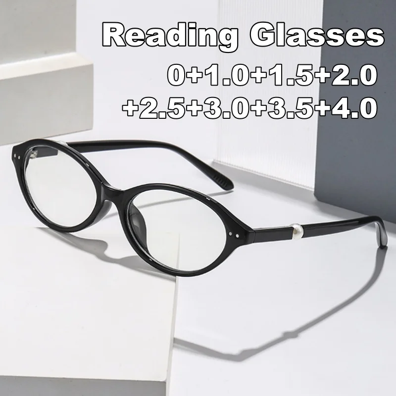 Retro Small Oval Presbyopia Glasses for Women Simple Comfortable High-Definition Blue Light Blocking Glasses with Plus Diopters
Retro Small Oval Presbyopia Glasses for Women Simple Comfortable High-Definition Blue Light Blocking Glasses with Plus Diopters