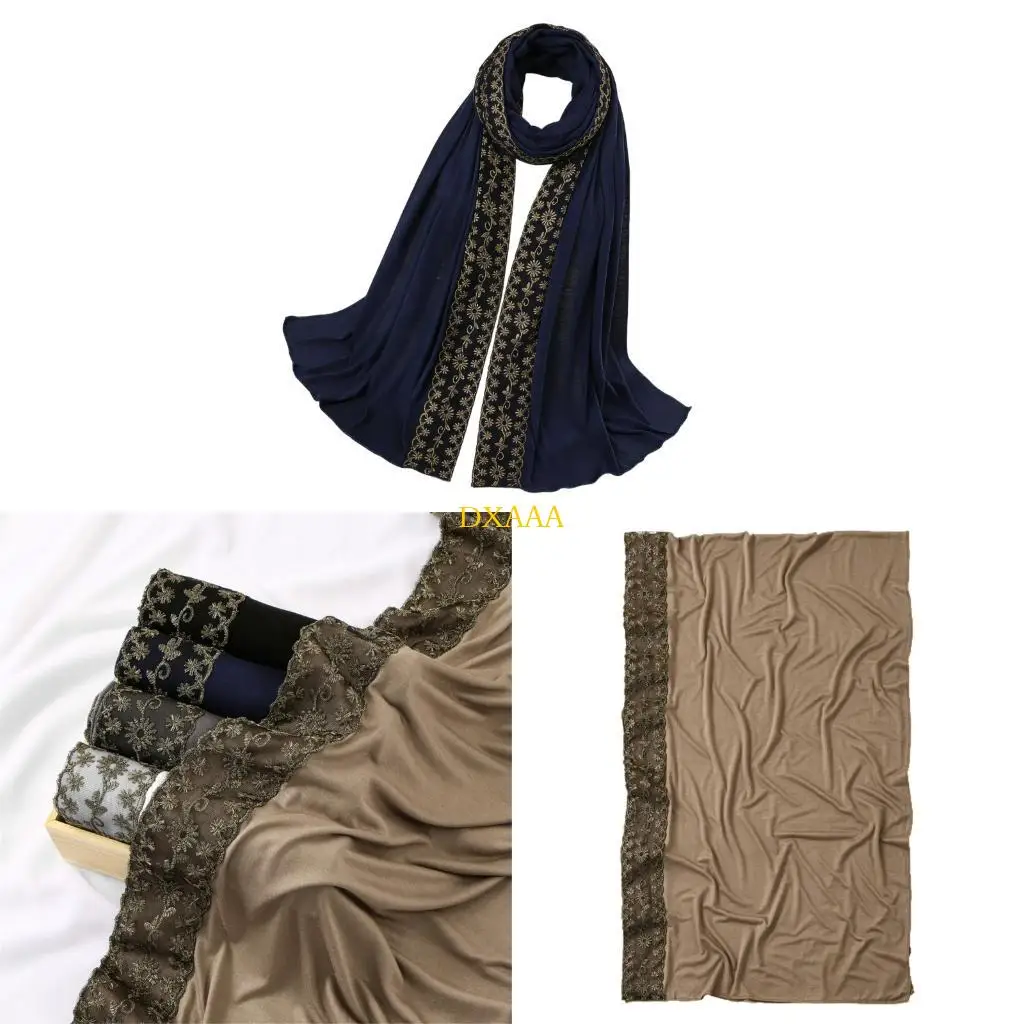DXAA Ethnic Headwrap Scarf Shawl for Women 170x60cm Lightweight Lace Design
DXAA Ethnic Headwrap Scarf Shawl for Women 170x60cm Lightweight Lace Design