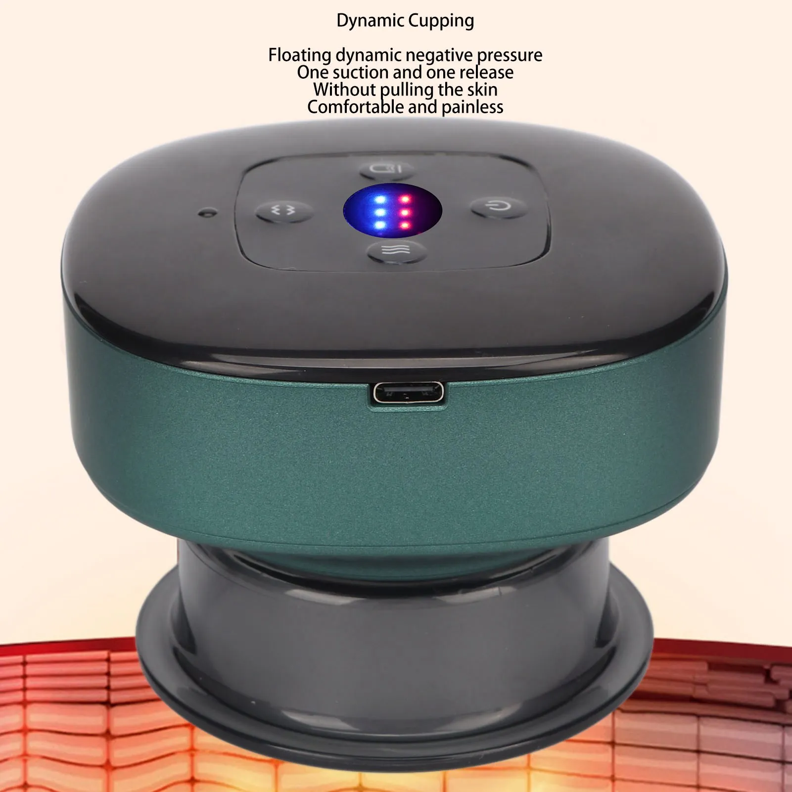 Electric Cupping Massager Machine Smart Heating 6 Levels Suction Rechargeable Vacuum Scraping Cupping Set Vacuum Cupping Massage
Electric Cupping Massager Machine Smart Heating 6 Levels Suction Rechargeable Vacuum Scraping Cupping Set Vacuum Cupping Massage