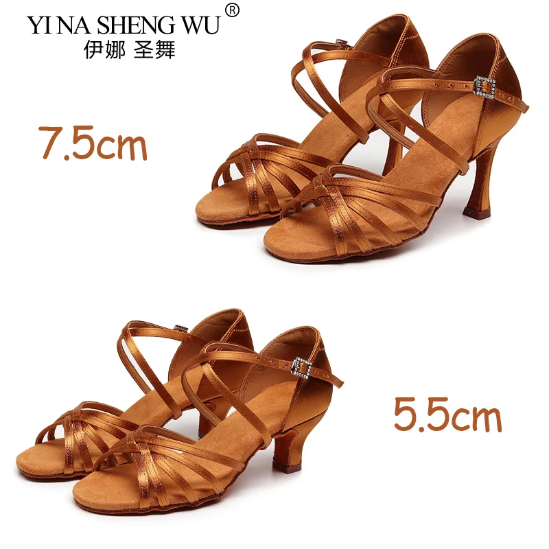 Профессиональная обувь для латинских танцев, женская обувь для бальных танцев, современных танцев, танго, сальсы, танцевальная обувь для девочек, коричневые туфли на высоком каблуке 5,5/7,5 см
Профессиональная обувь для латинских танцев, женская обувь для бальных танцев, современных танцев, танго, сальсы, танцевальная обувь для девочек, коричневые туфли на высоком каблуке 5,5/7,5 см