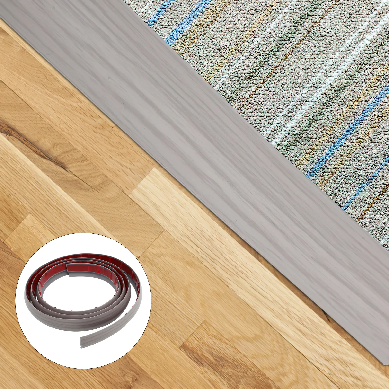 2M Floor Transition Strip Self Adhesive Carpet Threshold Strip for Tile to Carpet Edge Trim Doorway Flooring Decorative Edging
2M Floor Transition Strip Self Adhesive Carpet Threshold Strip for Tile to Carpet Edge Trim Doorway Flooring Decorative Edging
