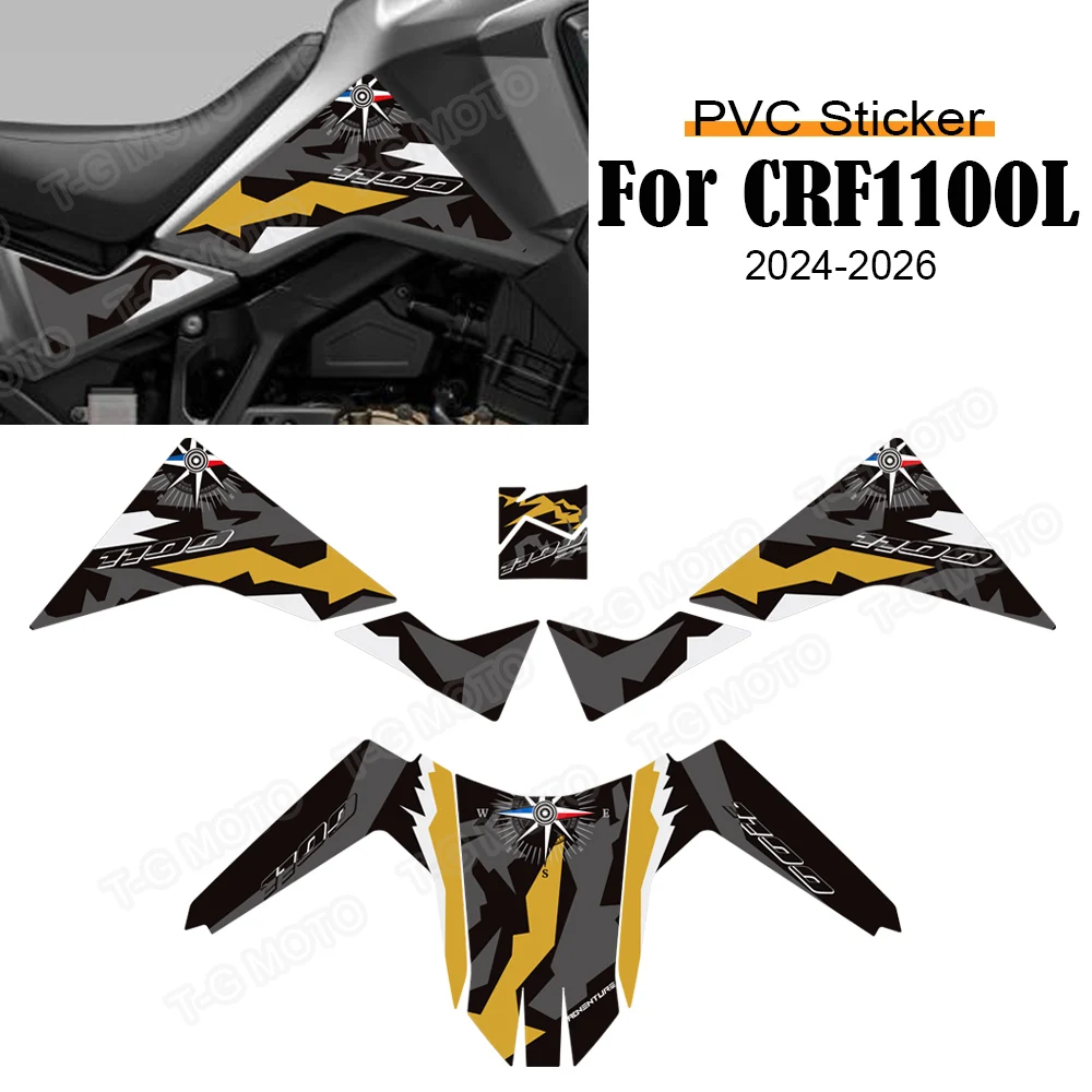 Motorcycle Side Tank Grips TankPad Knee Anti-slip Sticker For Africa Twin CRF1100L CRF1000L Adventure ADV Sports
Motorcycle Side Tank Grips TankPad Knee Anti-slip Sticker For Africa Twin CRF1100L CRF1000L Adventure ADV Sports