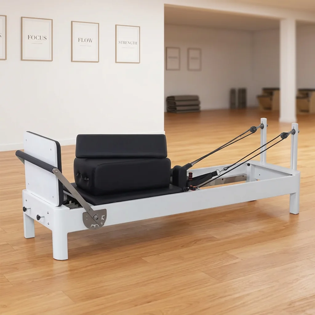 OEM&ODM Aluminum Alloy Reformer Durable for Studio Yoga Exercises Training
OEM&ODM Aluminum Alloy Reformer Durable for Studio Yoga Exercises Training