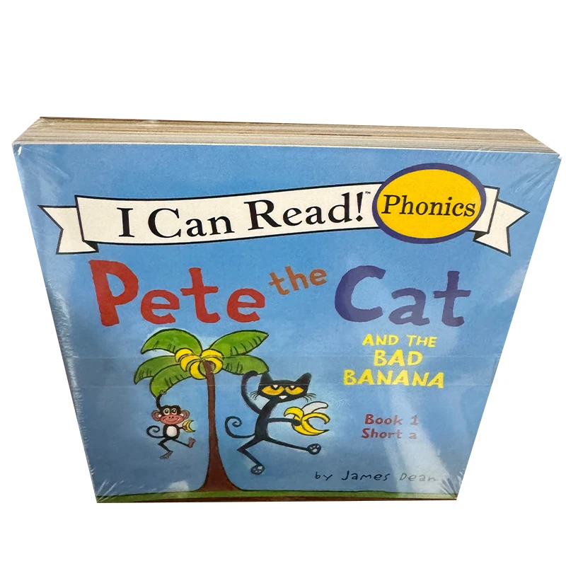 12 Books/set Pete the Cat Phonics Box Set I Can Read Series Kids Early English Picture Storybook Toddler Reading Books
12 Books/set Pete the Cat Phonics Box Set I Can Read Series Kids Early English Picture Storybook Toddler Reading Books