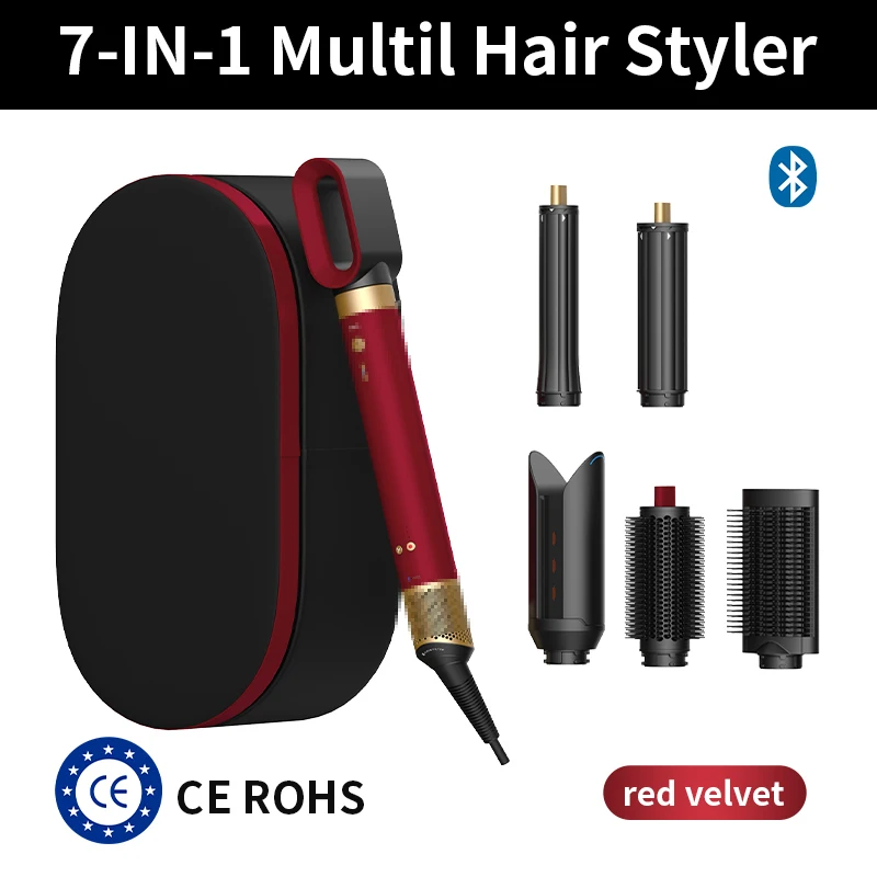 1700W 6 in 1 Hot Air Hair Styler150000RPM Auto-Curling BarrelStraightening BrushNegative Ion Fast Dry Nozzle Hair Dryer 110V/220
1700W 6 in 1 Hot Air Hair Styler150000RPM Auto-Curling BarrelStraightening BrushNegative Ion Fast Dry Nozzle Hair Dryer 110V/220