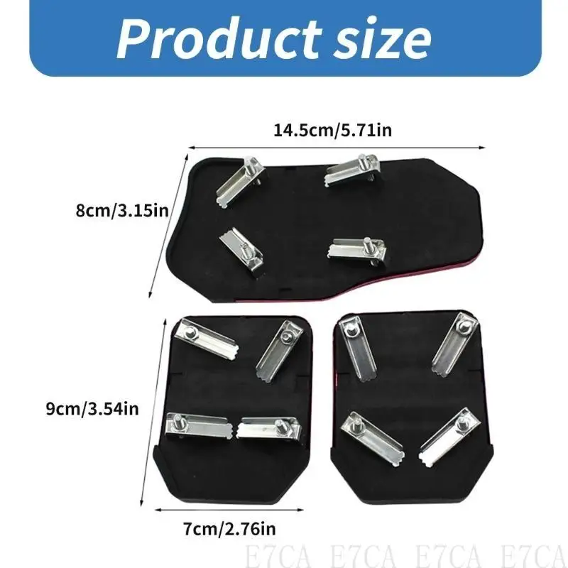 E7CA Aluminum Automatic Manual Transmission Car Foot Pad for Manual Nonslip Fashionable Easy Installation Accessory
E7CA Aluminum Automatic Manual Transmission Car Foot Pad for Manual Nonslip Fashionable Easy Installation Accessory