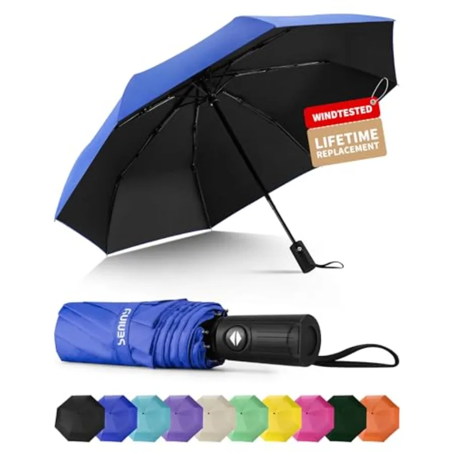 Windproof Travel Umbrella, Automatic Umbrellas for Rain, Portable and Compact Umbrellas for Backpack, Strong UV for Protection,
Windproof Travel Umbrella, Automatic Umbrellas for Rain, Portable and Compact Umbrellas for Backpack, Strong UV for Protection,