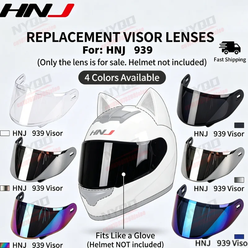 Motorcycle Face Mask HNJ 902 Helmet Anti Fog Lens High-definition Sunscreen Suitable for HNJ F939 HNJ 902 Multi-color Optional
Motorcycle Face Mask HNJ 902 Helmet Anti Fog Lens High-definition Sunscreen Suitable for HNJ F939 HNJ 902 Multi-color Optional