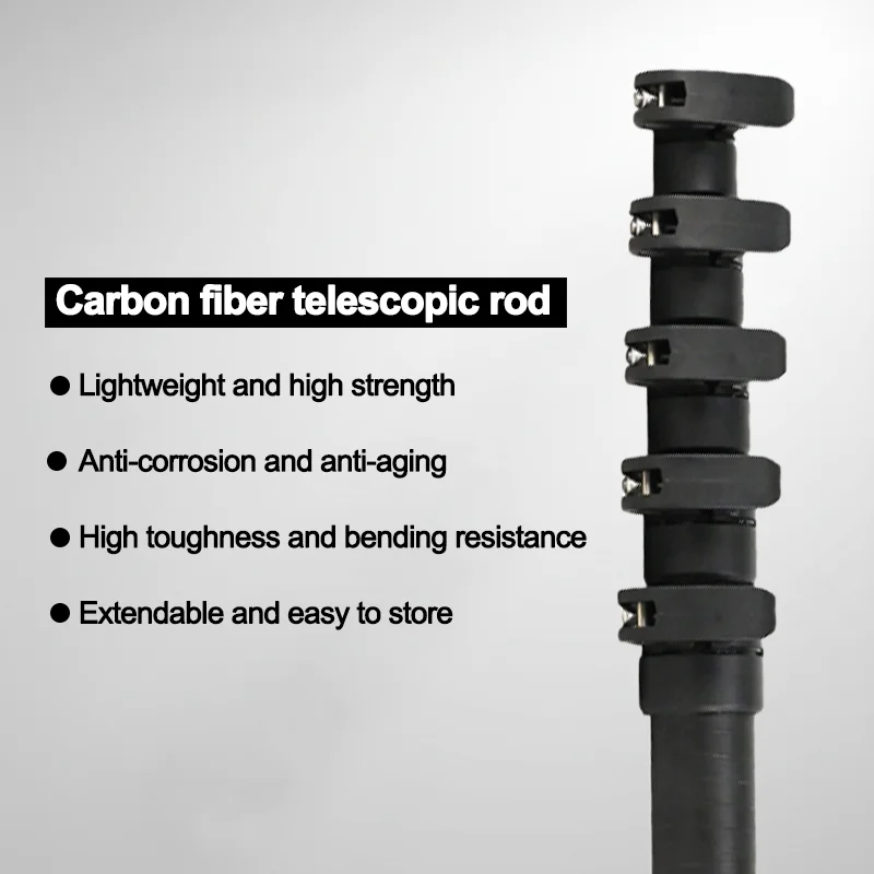 70ft Telescopic Carbon Fiber Water Purification Systems Waterfed Gutter Window Cleaning Pole
70ft Telescopic Carbon Fiber Water Purification Systems Waterfed Gutter Window Cleaning Pole