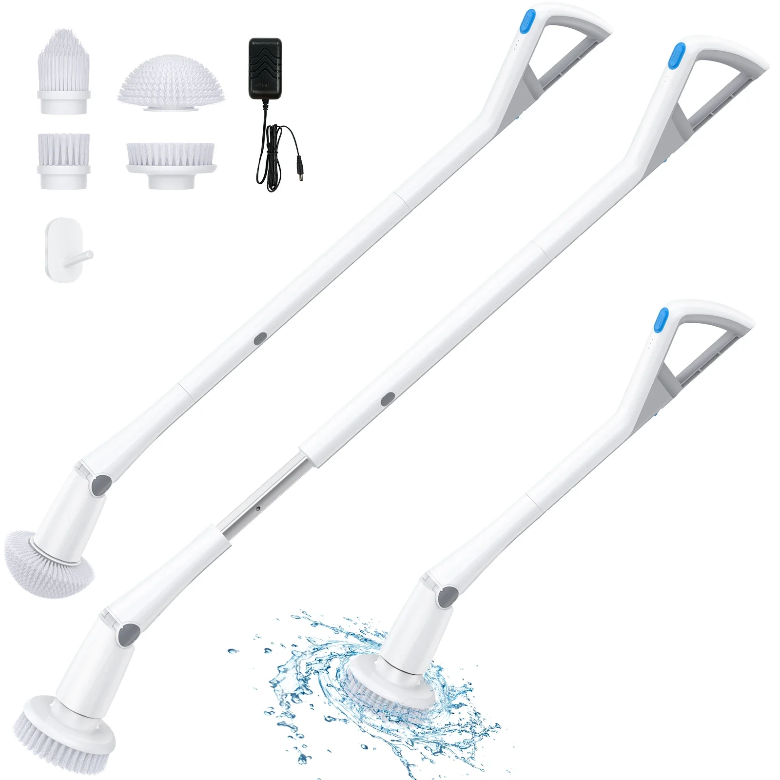 Cordless multi-function extendable handle adjustable angle bathroom kitchen toilet floor car cleaning electric spin sweeper
Cordless multi-function extendable handle adjustable angle bathroom kitchen toilet floor car cleaning electric spin sweeper