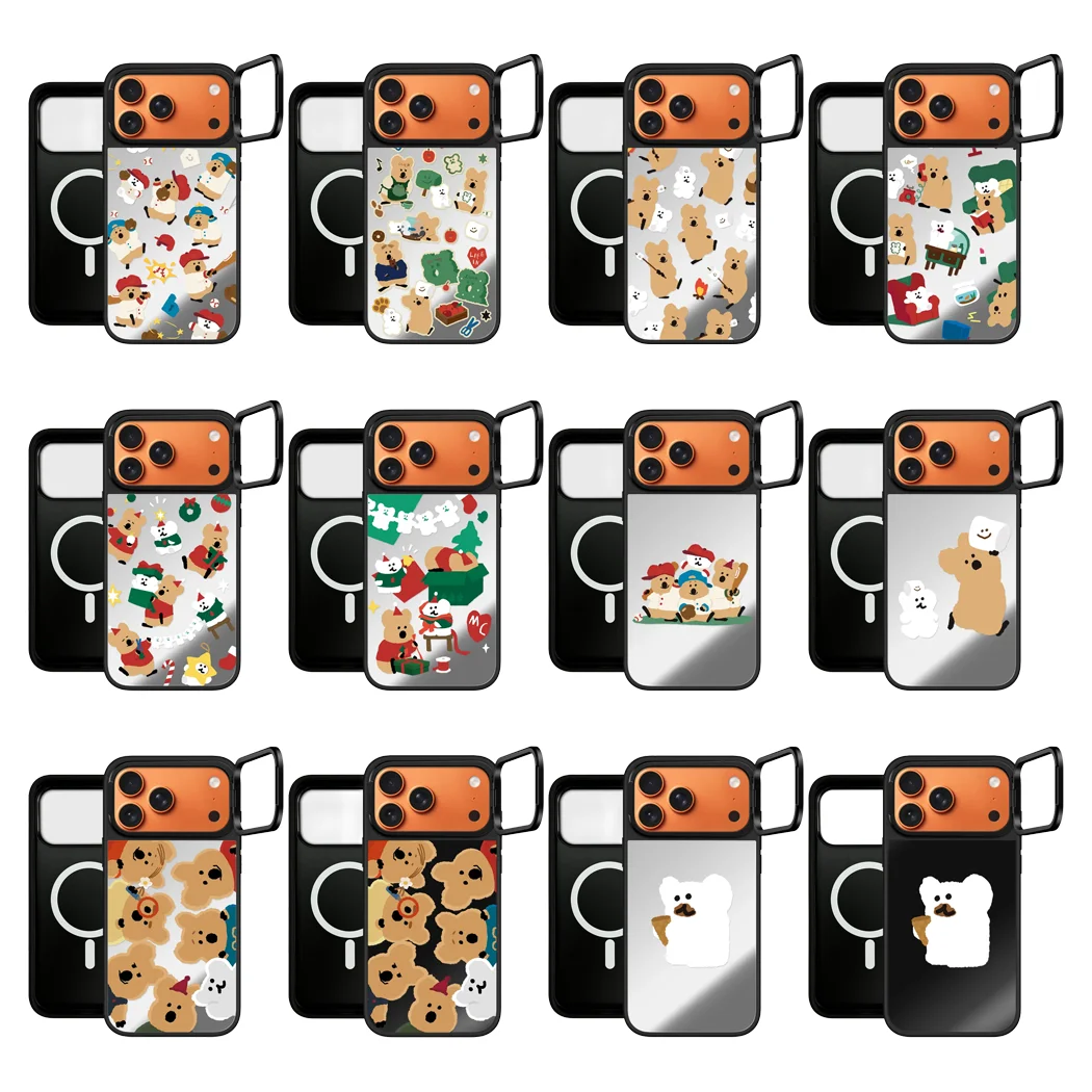 Cartoon Bear Baseball Pattern Camera Stand Mirror Surface Phone Cover for IPhone 14 15 16 17 Pro Max Case for IPhone 17Pro
Cartoon Bear Baseball Pattern Camera Stand Mirror Surface Phone Cover for IPhone 14 15 16 17 Pro Max Case for IPhone 17Pro