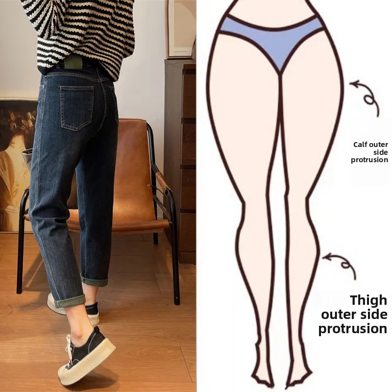 High Waist plus Size Denim Harem Pants Women's Spring Autumn Winter New Vintage Straight Leg Slimming Rutabaga Dad Jeans
High Waist plus Size Denim Harem Pants Women's Spring Autumn Winter New Vintage Straight Leg Slimming Rutabaga Dad Jeans