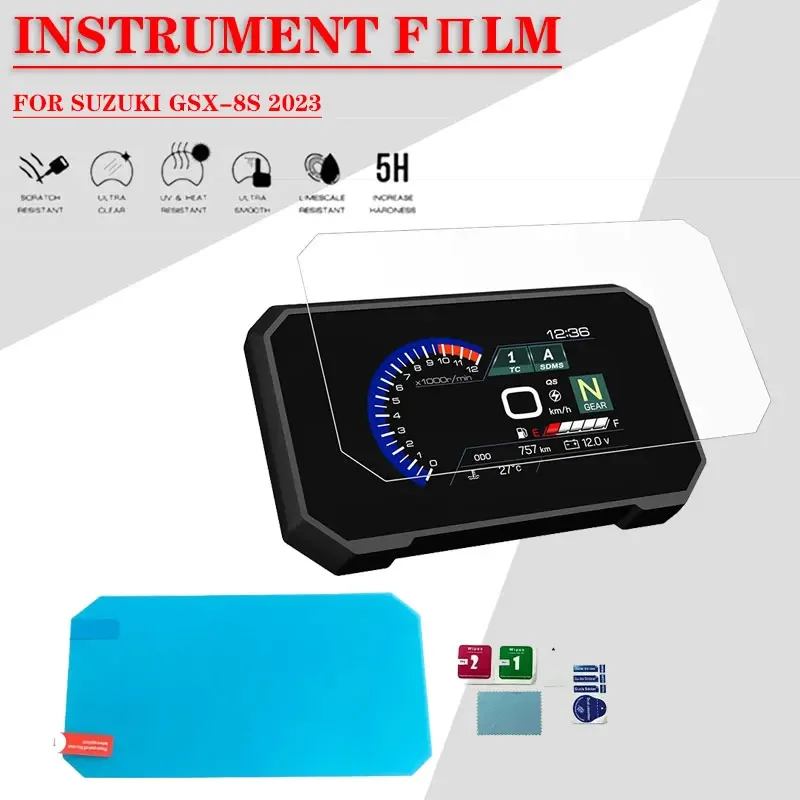 Подходит для Suzuki GSX-8S GSX 8S GSX8S 2023, мотоциклетная защитная пленка для приборной панели, экрана приборной панели 
Подходит для Suzuki GSX-8S GSX 8S GSX8S 2023, мотоциклетная защитная пленка для приборной панели, экрана приборной панели