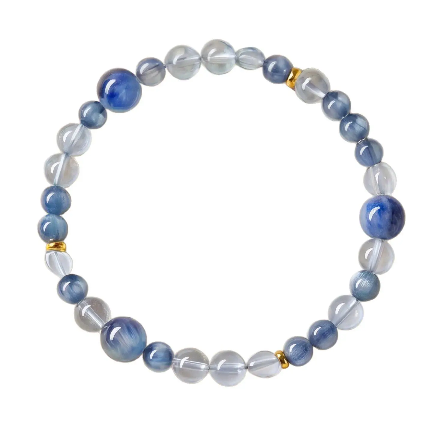 New Chinese Style Aquamarine Single Loop Bracelet Blue Kyanite Beaded Unisex Versatile Hand String Gifts
New Chinese Style Aquamarine Single Loop Bracelet Blue Kyanite Beaded Unisex Versatile Hand String Gifts