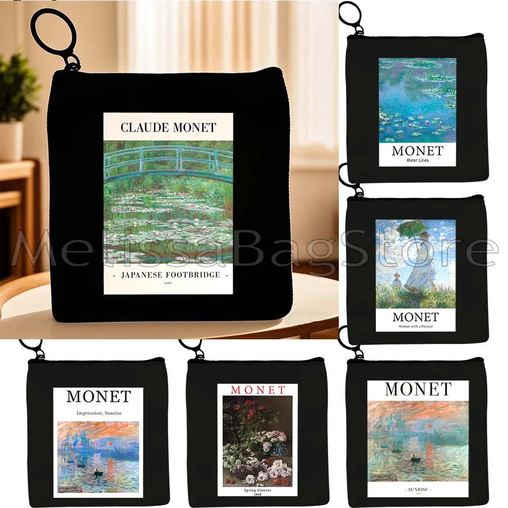 Claude Monet Water Lilies River Flowers Sunflowers Sunset Sunrise Landscape Art Painting Key Coin Purse Cute Bag Wallet Pouch
Claude Monet Water Lilies River Flowers Sunflowers Sunset Sunrise Landscape Art Painting Key Coin Purse Cute Bag Wallet Pouch
