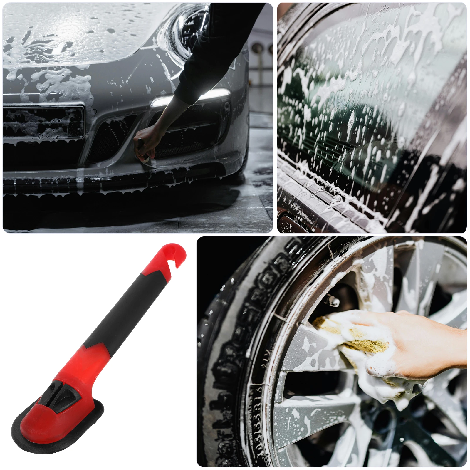 Tire Polish Tire Cleaner Brush Car Wash Brush Handle Handle Car Kit Cleaner Replaceable Durable Materials
Tire Polish Tire Cleaner Brush Car Wash Brush Handle Handle Car Kit Cleaner Replaceable Durable Materials