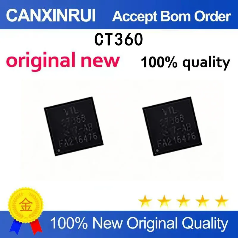 (5-100 pieces)Brand new original CT360, CT365 QFN spot chip IC
(5-100 pieces)Brand new original CT360, CT365 QFN spot chip IC