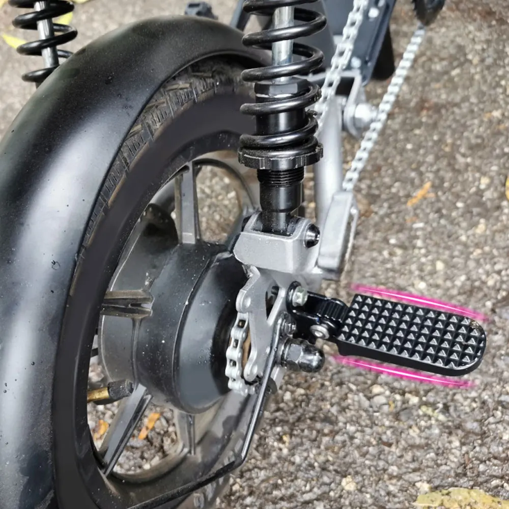 Пара складных задних педалей из алюминиевого сплава для электровелосипеда с противоскользящим рисунком, широкое применение, аксессуары для велосипедов
Пара складных задних педалей из алюминиевого сплава для электровелосипеда с противоскользящим рисунком, широкое применение, аксессуары для велосипедов