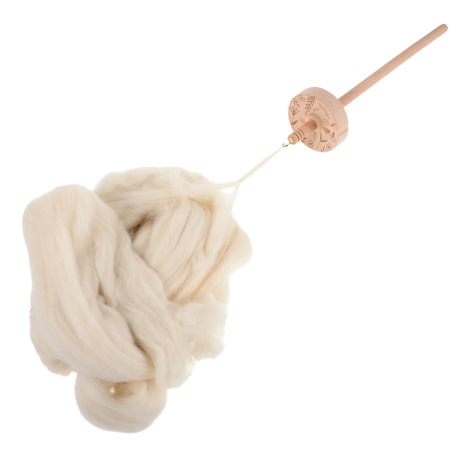 1Set Drop Spindle Top 12.58inch Wooden Yarn Spinner Hand Knitting Tool Weaving Shuttle Kit Durable Ergonomic Design
1Set Drop Spindle Top 12.58inch Wooden Yarn Spinner Hand Knitting Tool Weaving Shuttle Kit Durable Ergonomic Design