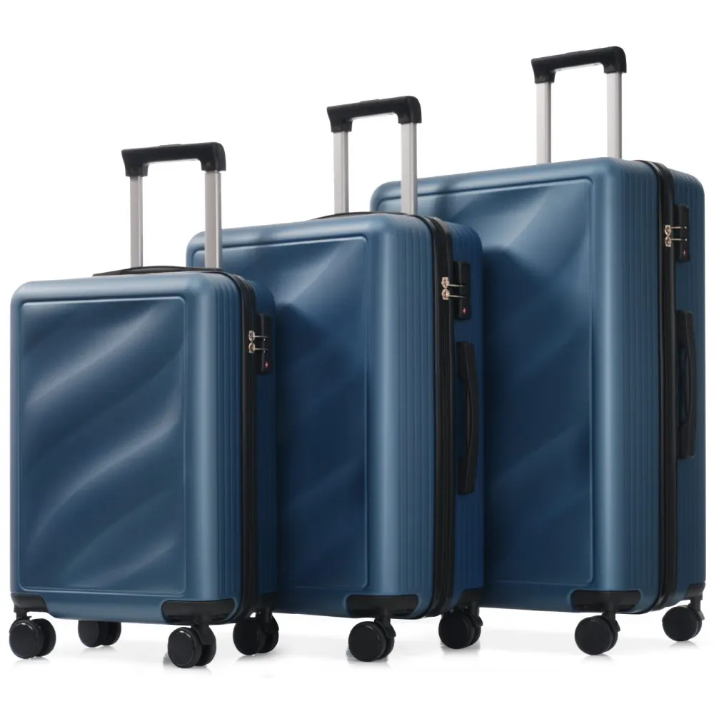 3Pcs ABS Durable Lightweight Luggage Set Spinner Wheels TSA Lock Carry-on & Checked Suitcase 20"+24"+28"
3Pcs ABS Durable Lightweight Luggage Set Spinner Wheels TSA Lock Carry-on & Checked Suitcase 20"+24"+28"