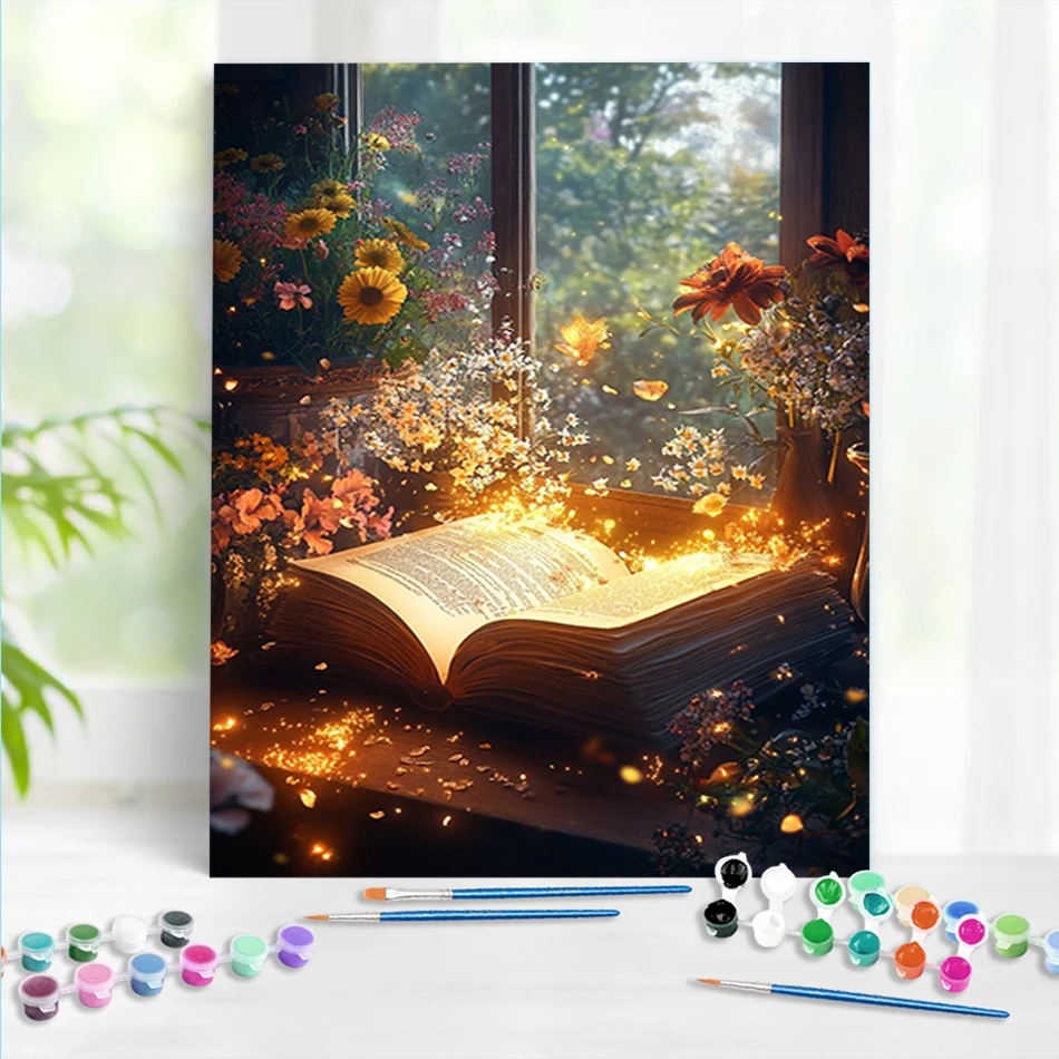 RUOPOTY Painting On Numbers Book Daisy HandPainted On Canvas Art Supplies HandPainted On Canvas Indoor Wall Decoration
RUOPOTY Painting On Numbers Book Daisy HandPainted On Canvas Art Supplies HandPainted On Canvas Indoor Wall Decoration