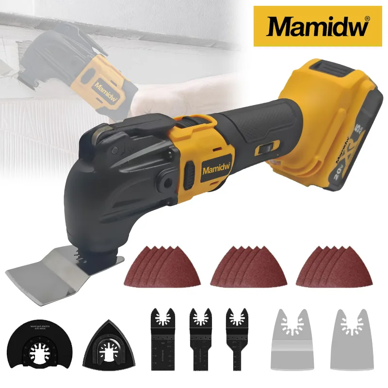 Brushless Quick Release Oscillating Tool Multi Functional Tool Renovator Electric trimmer Compatible For Dewalt 20v Battery PIN
Brushless Quick Release Oscillating Tool Multi Functional Tool Renovator Electric trimmer Compatible For Dewalt 20v Battery PIN