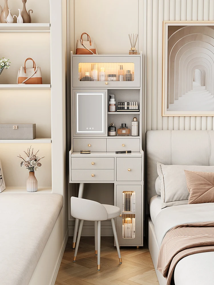Light luxury rock slab dresser bedroom small apartment modern simple makeup table storage cabinet integrated small makeup table
Light luxury rock slab dresser bedroom small apartment modern simple makeup table storage cabinet integrated small makeup table