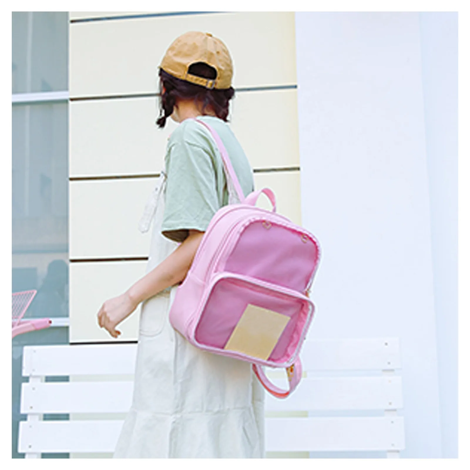1Pcs Transparent Jelly Backpack Stylish Waterproof Lightweight Fashion Backpack for Teens Girls Boys Daily School Travel Makeup
1Pcs Transparent Jelly Backpack Stylish Waterproof Lightweight Fashion Backpack for Teens Girls Boys Daily School Travel Makeup
