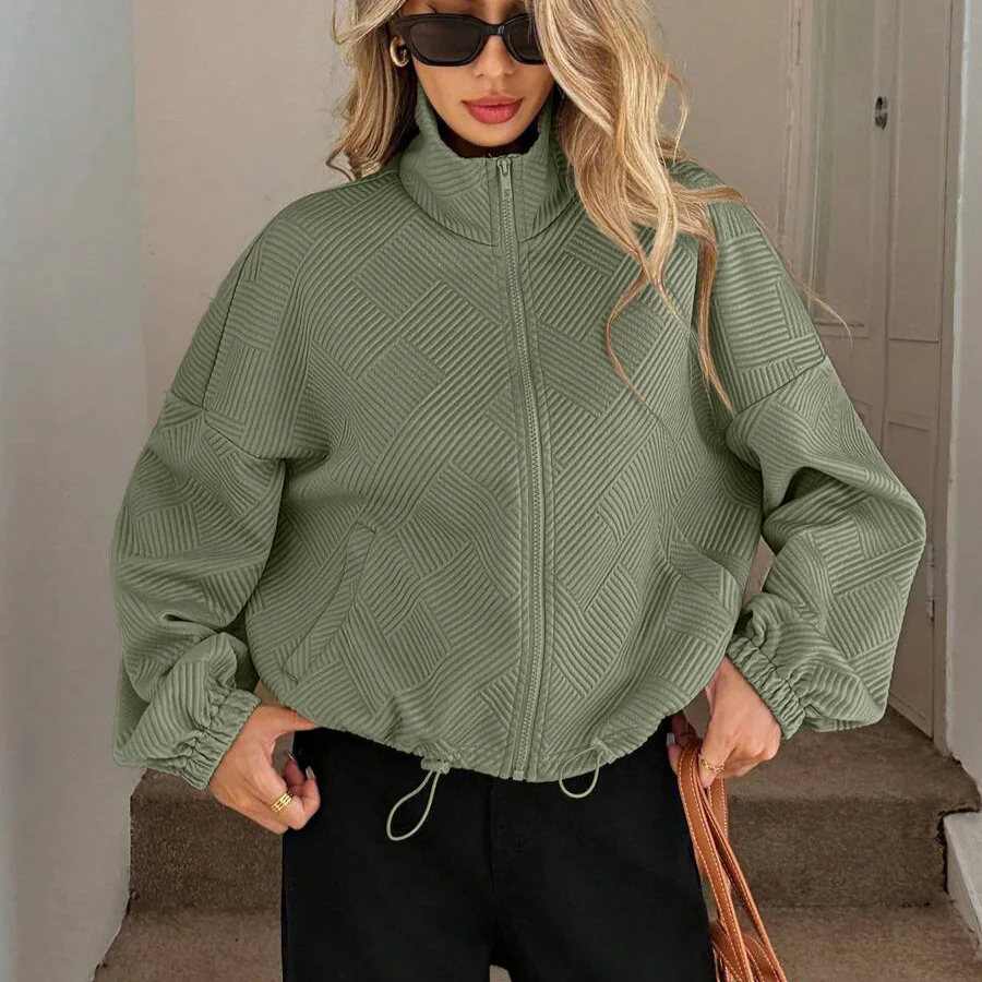 Women Solid Jackets Elegant Turn-Down Collar Zipper Coats Ladies Office Work Wear Daily Cardigan Female Outwear Streetwear Tops
Women Solid Jackets Elegant Turn-Down Collar Zipper Coats Ladies Office Work Wear Daily Cardigan Female Outwear Streetwear Tops