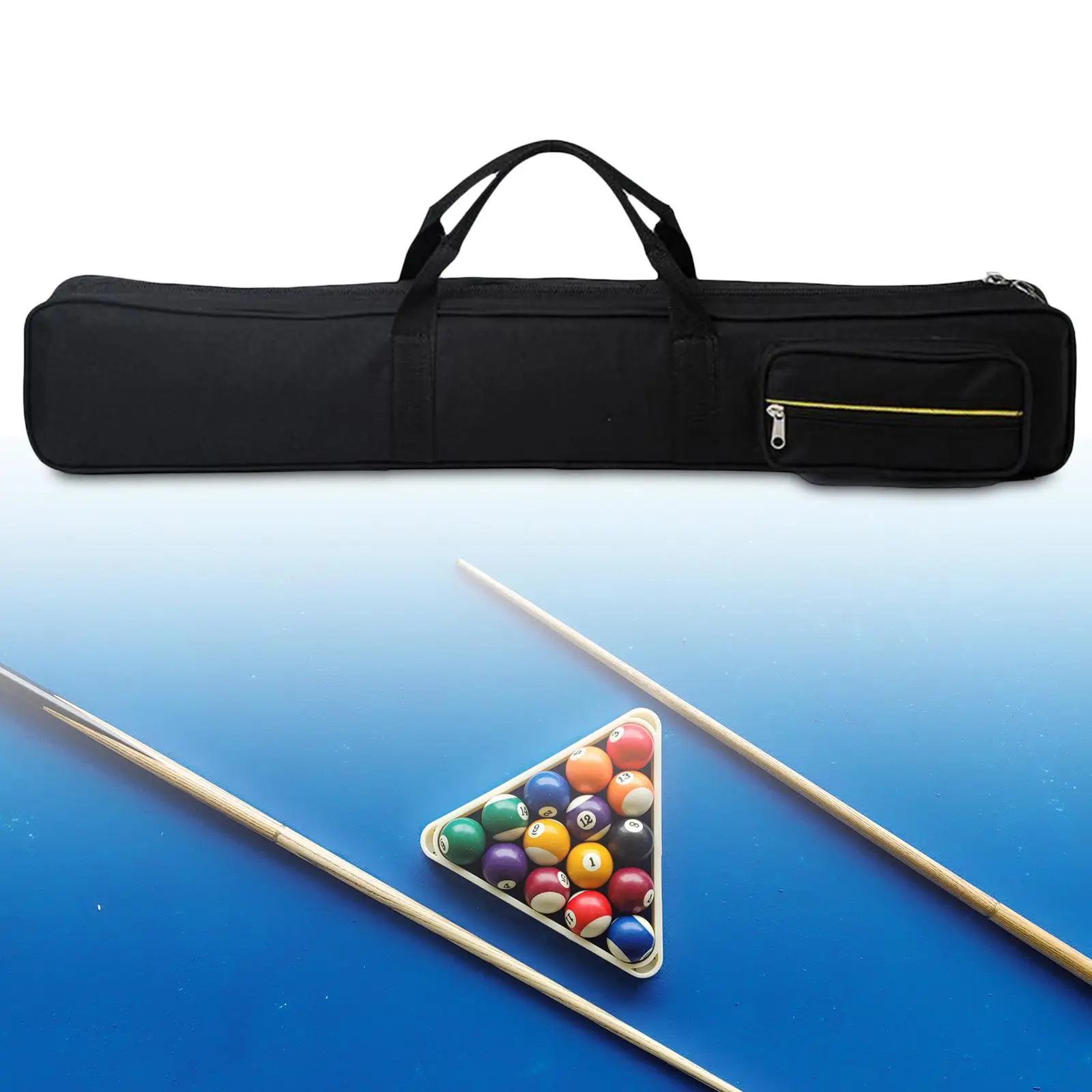 Billiards Soft Cue Case Oxford Cloth Portable Bag for 1/2 Jointed Pool Cue Storage Players Gift and Accessories
Billiards Soft Cue Case Oxford Cloth Portable Bag for 1/2 Jointed Pool Cue Storage Players Gift and Accessories