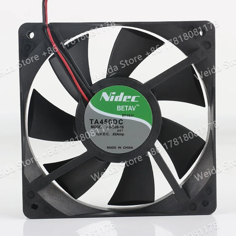 Original NIEDC A34808-16 12CM two-wire frequency converter chassis power supply 120X120X25MM cooling fan 12V 0.62A
Original NIEDC A34808-16 12CM two-wire frequency converter chassis power supply 120X120X25MM cooling fan 12V 0.62A