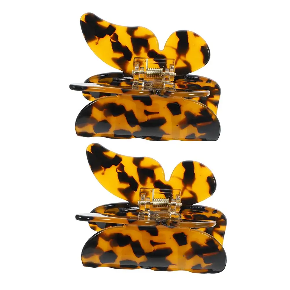 2Pcs Acetate Butterfly Hair Claw Clips Strong Grip Versatile Accessories for Women Girls Thick Hair Styling Tool
2Pcs Acetate Butterfly Hair Claw Clips Strong Grip Versatile Accessories for Women Girls Thick Hair Styling Tool