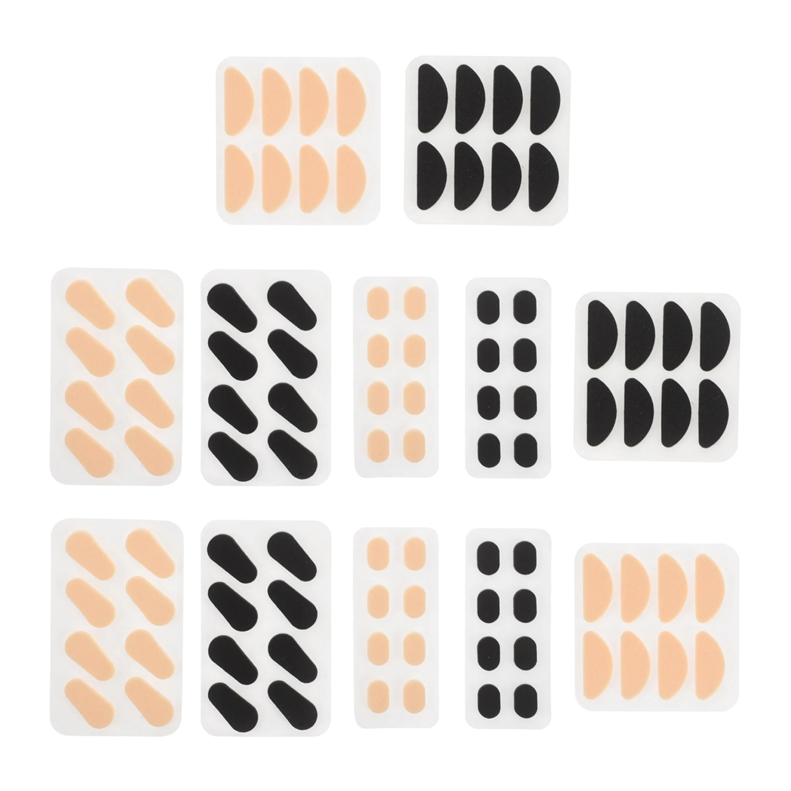 96pcs Pads 1 5mm EVA Sponge Adhesive Non Adhesive Nose Pads For Slip Nose Cushion For Glasses Glasses Repair Kit Black
96pcs Pads 1 5mm EVA Sponge Adhesive Non Adhesive Nose Pads For Slip Nose Cushion For Glasses Glasses Repair Kit Black